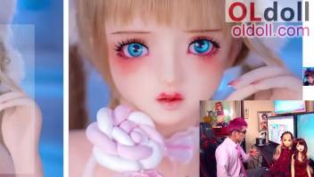 Anime character love doll @ puppet pink